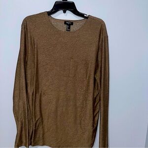 Men’s | Forever 21 | Brown Long sleeve | Long TShirt | Size Large